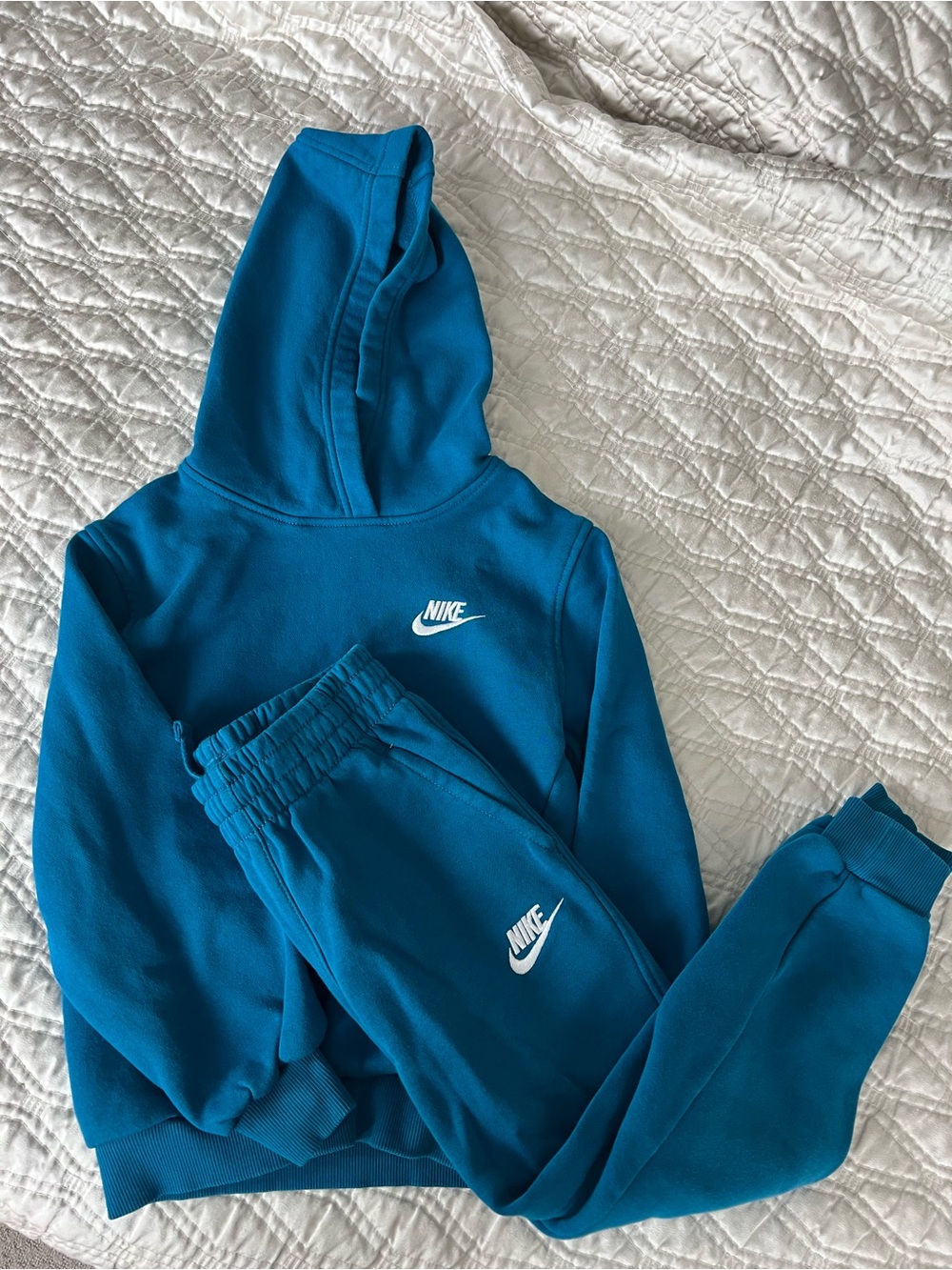 Nike Teal Kids Hoodie and Joggers Set